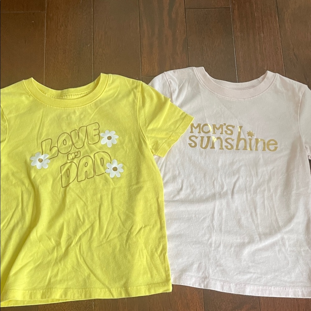 Kids Graphic T-Shirts Love my Dad & Mom’s 🌞